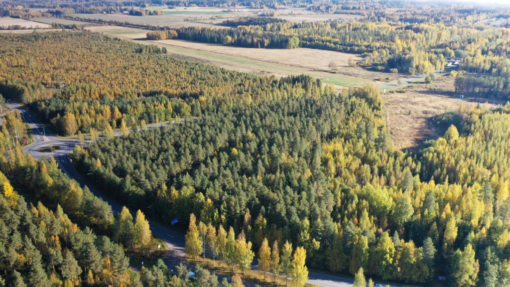 Landscape view of the Antinsaari Business District