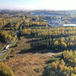 Landscape view of the Antinsaari Business District