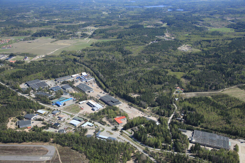 Landscape view of the Hiidenlaakso Industrial Area