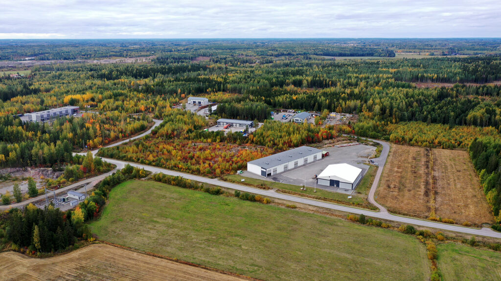 Aerial view of Pornaisten Portti