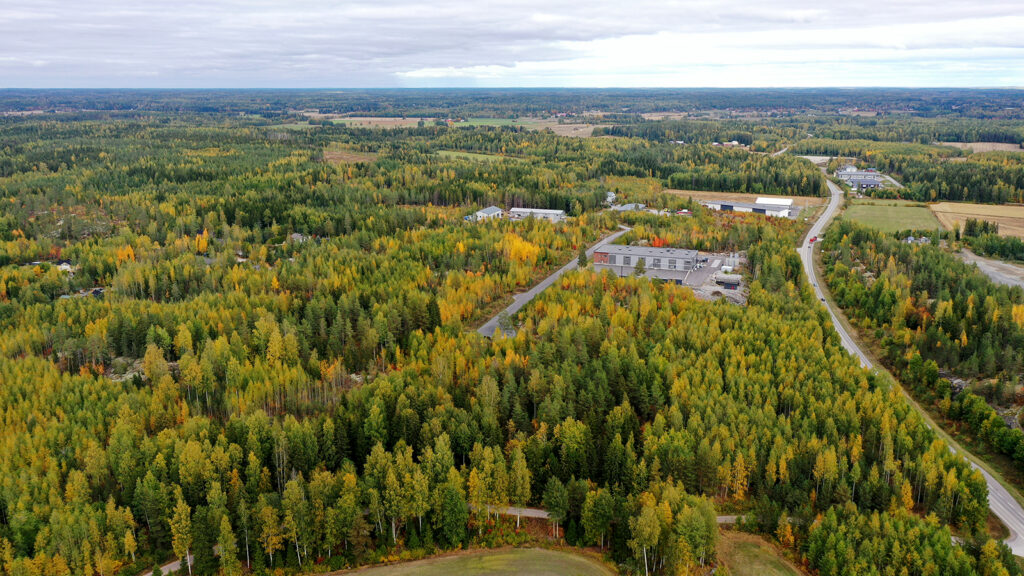 Aerial view of Pornaisten Portti