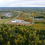 Aerial view of Pornaisten Portti