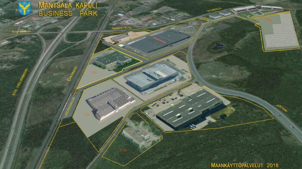 Observation image of the Kapuli Business Area.