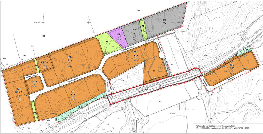 Map image of the plots.