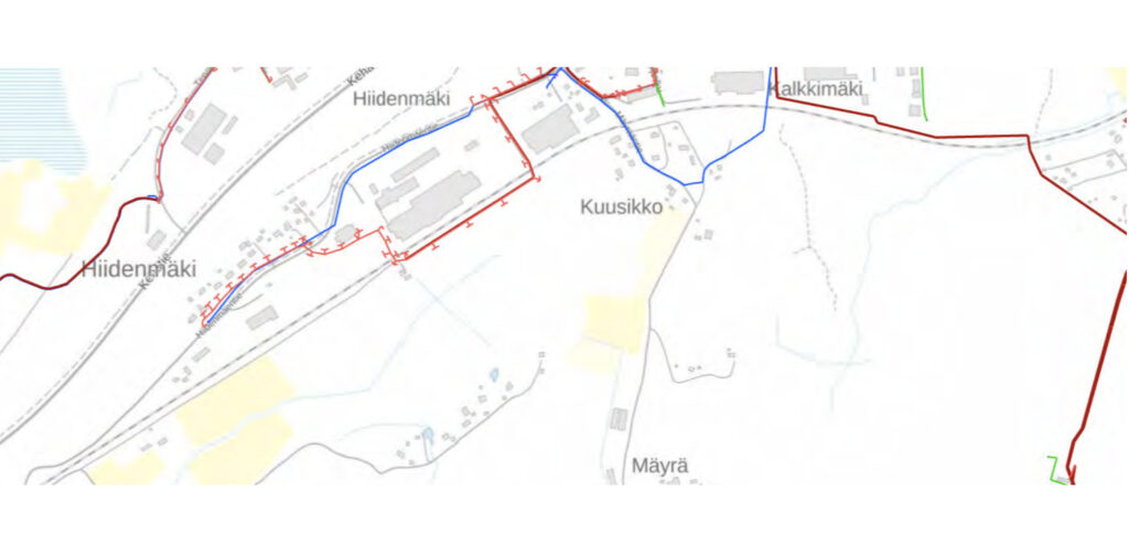 Map: Plots of Hiidenlaakso