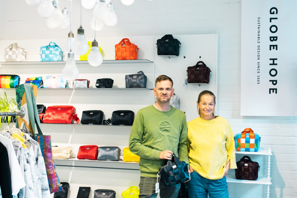 Timm Utecht, CEO of Globe Hope, and Seija Lukkala, the founder of Globe Hope
